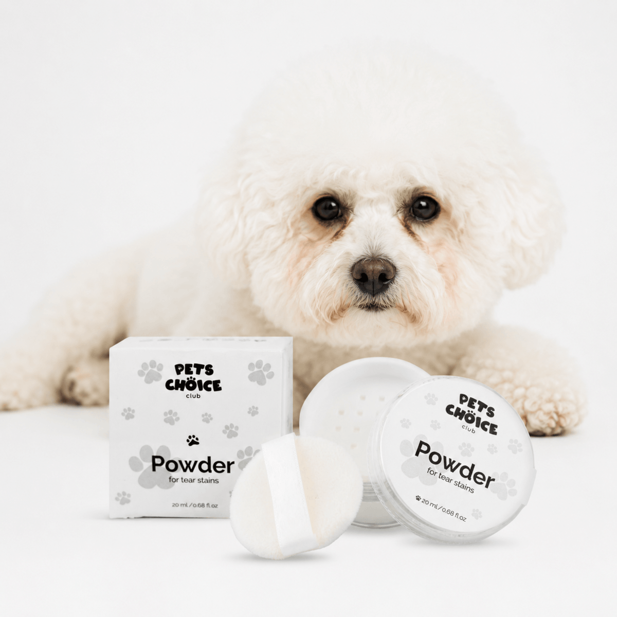 Puder do okolic oczu psa 20 g – PetsChoice