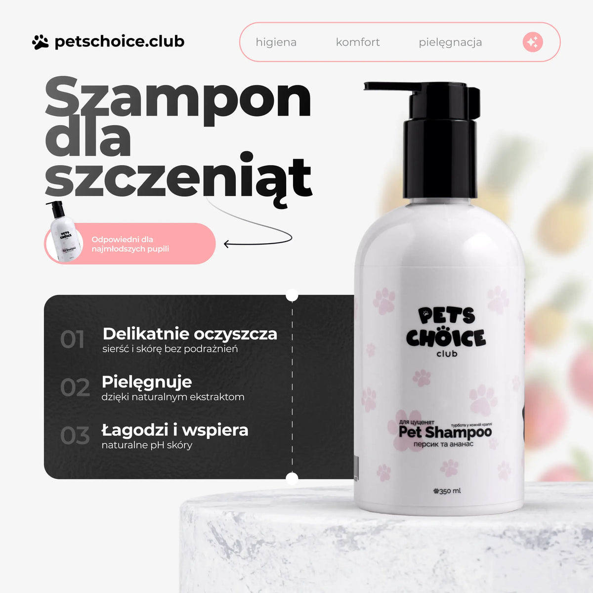 Szampon dla szczeniaka Puppy Soft – sposób stosowania