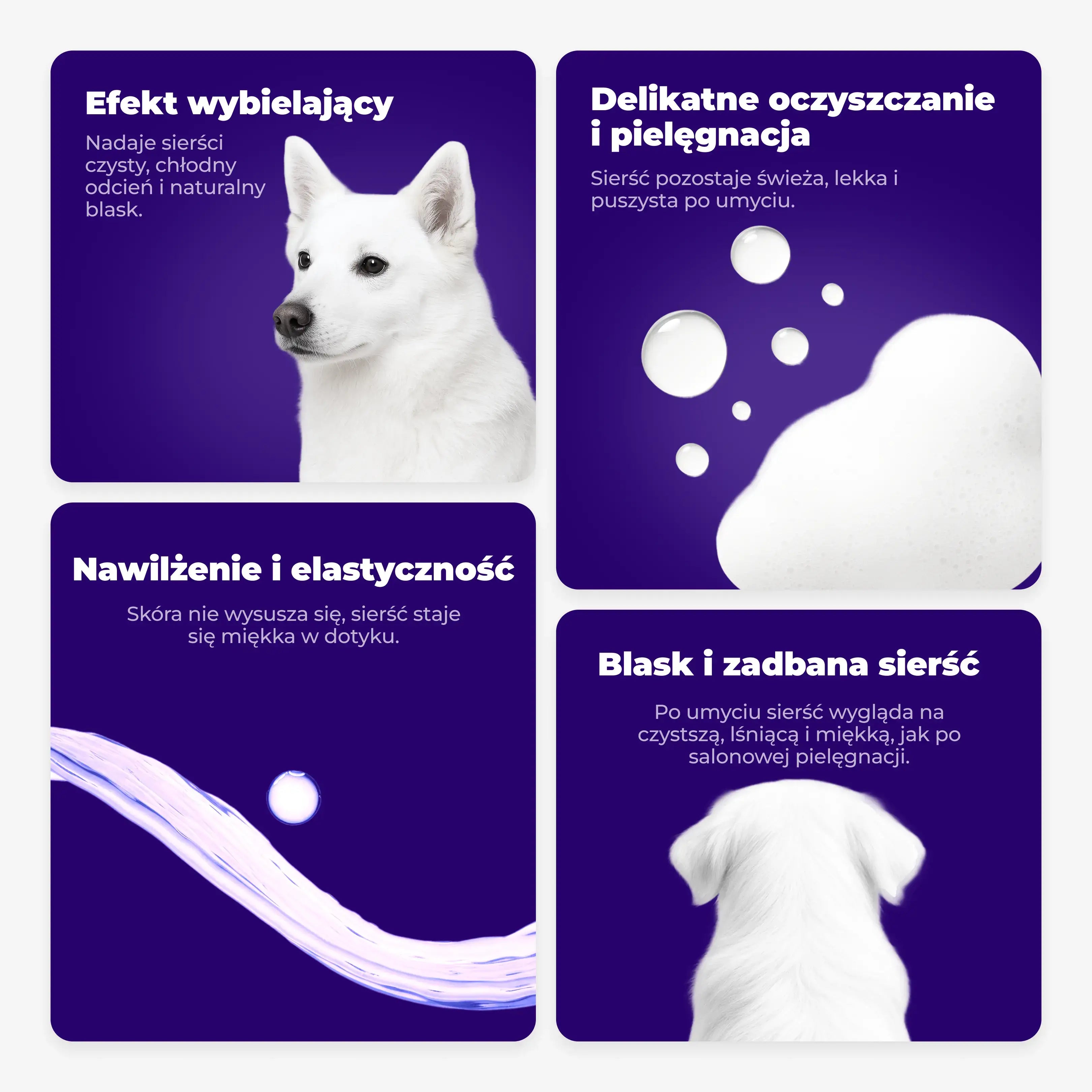Szampon dla białych psów Cotton White 350 ml – PetsChoice