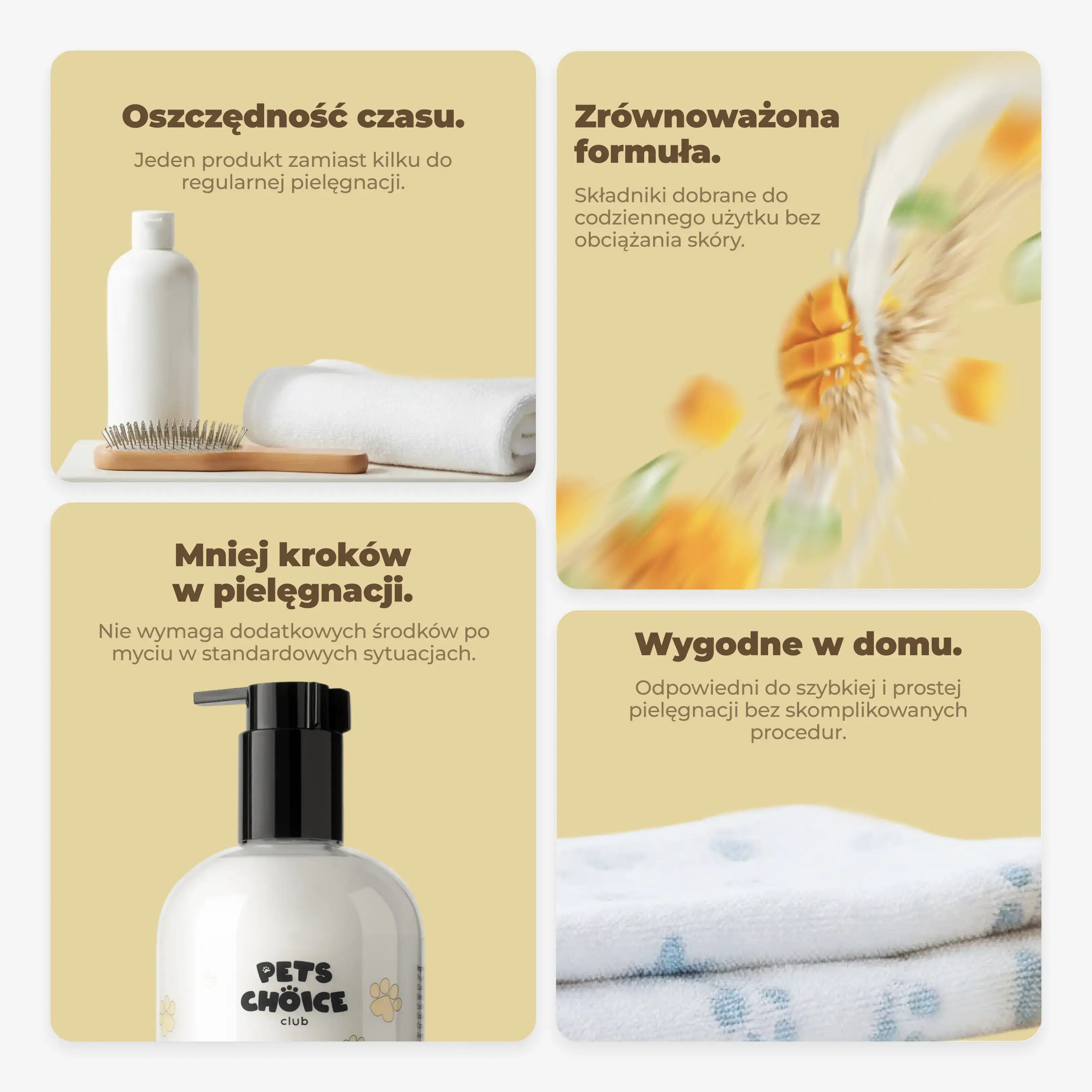 Szampon 5w1 dla psa Mango 500 ml – PetsChoice