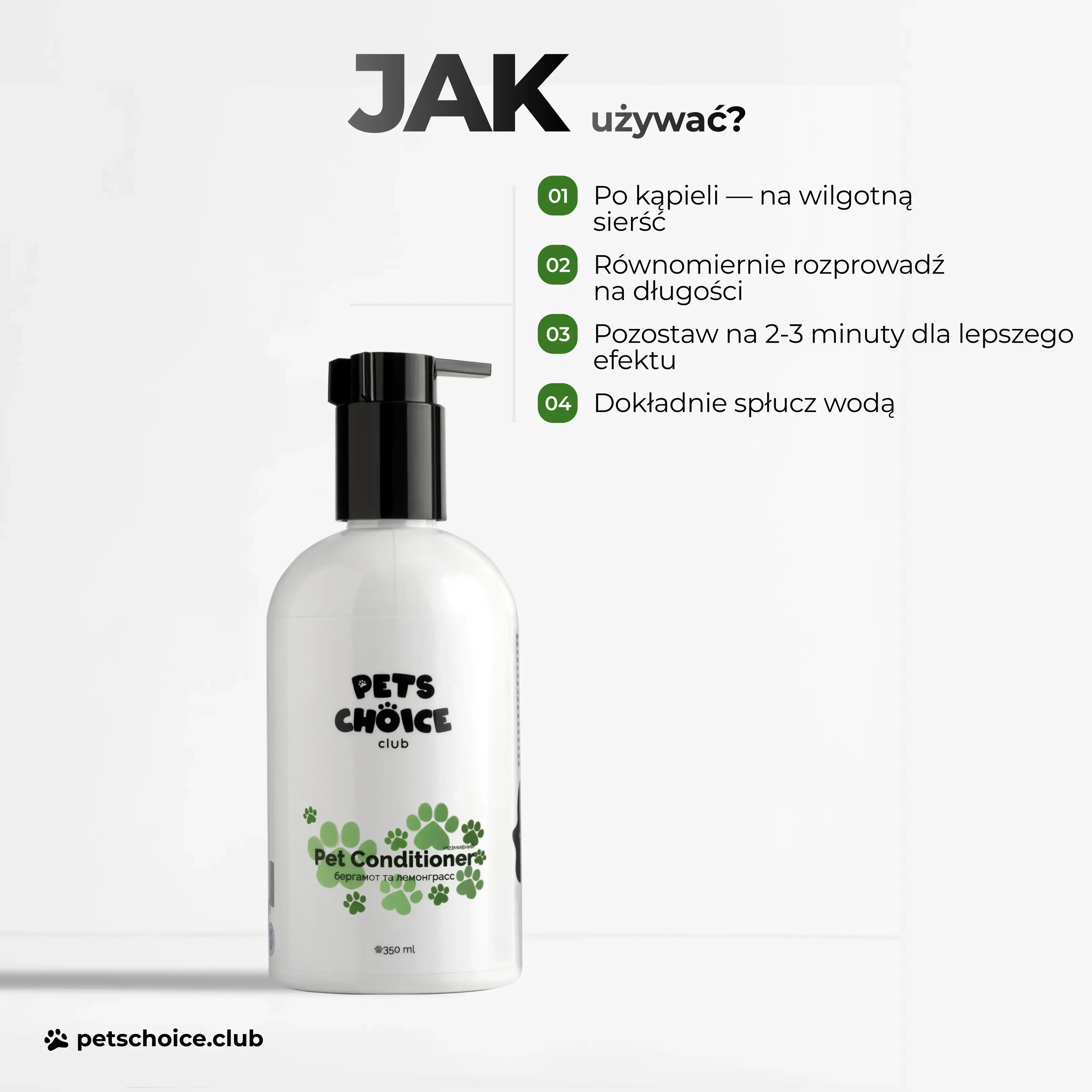 Odżywka do spłukiwania dla psa – działanie nawilżające