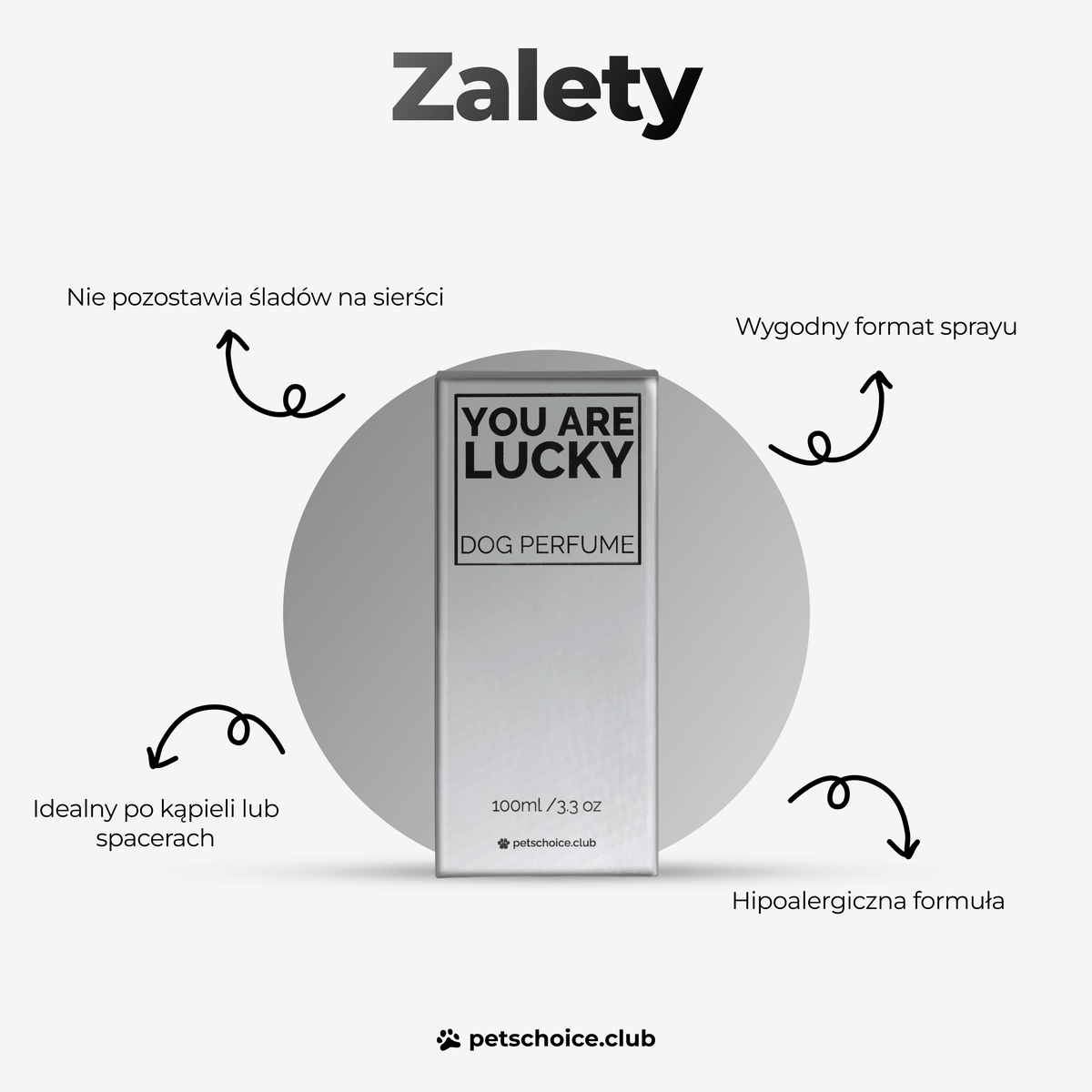 Perfumy dla psa YOU ARE LUCKY – zalety produktu