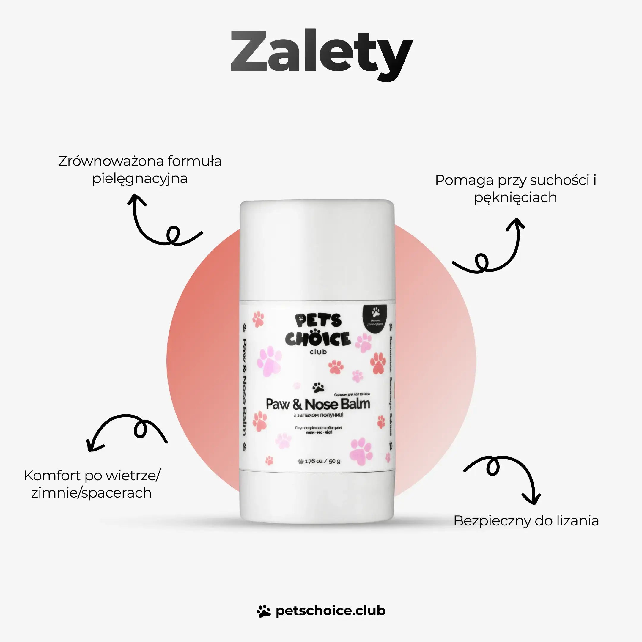 Balsam do łap i nosa psa 50 g – PetsChoice