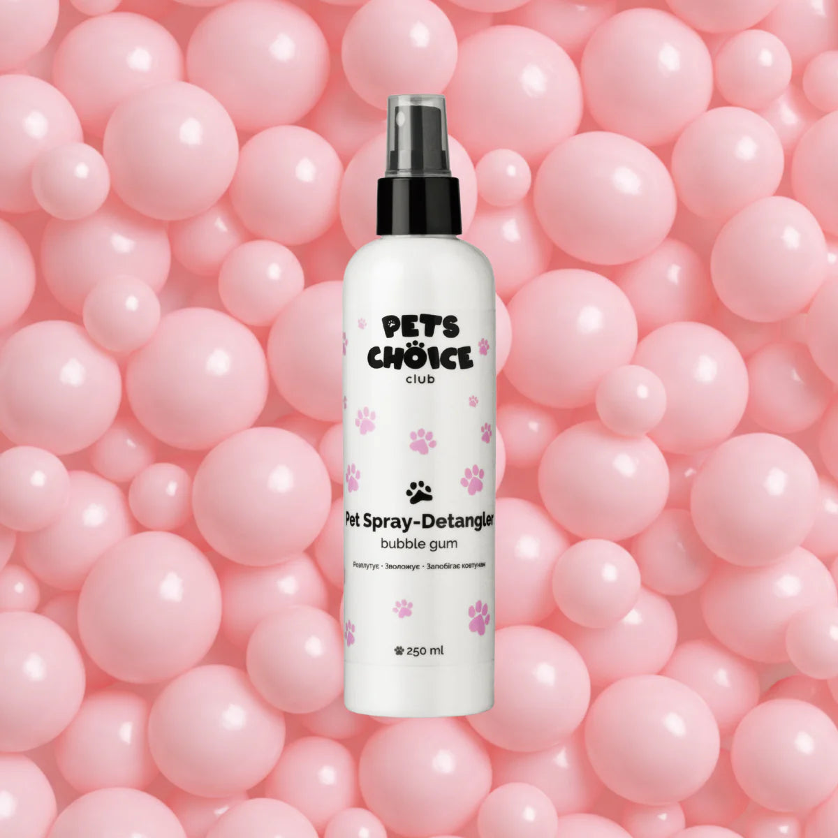 DETANGLING SPRAY BUBBLE GUM | Spray przeciw kołtunom, 250 ml